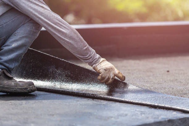 Professional Basement Waterproofing technician working in Fox Crossing, WI